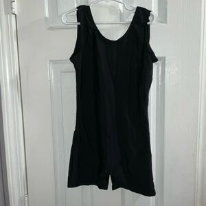 SPEERISE KIDS BIKETARD CHILD XL BASIC BLACK  N/S GYMNASTICS DANCE TANK NEW